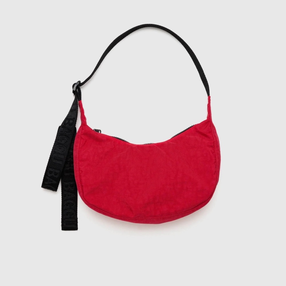 Baggu small nylon crescent bag - red